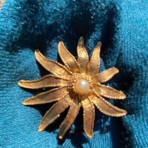Vintage Brooch circa 1969 Boucher Flower